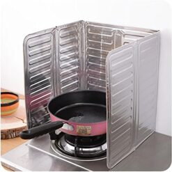 Fictory Anti Splatter Shield Guard Cooking Frying Pan Oil Splash Screen Kitchen Cover Gas Stove Anti Splatter Shield Guard Protects Skin from Burns Keeps Kitchen Clean Printing Vegetables