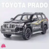 1:18 Toyota Land Cruiser Prado Diecast SUV Car Model Toys For Boy Gifts Collection Hobby White Green With New Original Box