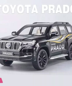 1:18 Toyota Land Cruiser Prado Diecast SUV Car Model Toys For Boy Gifts Collection Hobby White Green With New Original Box