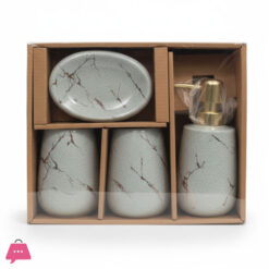 4-Piece Ceramic Bath Set
