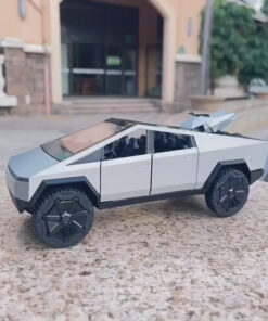 1:24 Tesla Cybertruck Pickup Alloy Car Model Diecasts Metal Toy Off-Ro