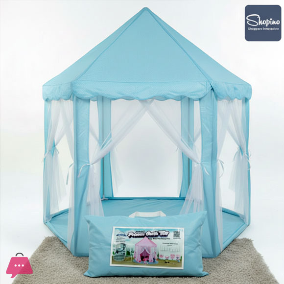 Shopino Princess Castle Tent Indoor Outdoor Fairy House Kids Play Tent