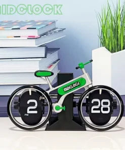 Bicycle Page Turning Clock Bicycle Shaped Flip Page Clocks 29 Bicycle Page Turning Clock Personalized Bicycle Shaped Flip Page Clocks Home Desktop Decoration Fashion Decoration Gift