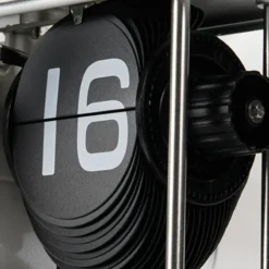 Plastic Case Creative Table Clocks Vintage Aircraft Moulding Desk Clock Auto Page Turning Style Desktop Clocks Home Decorations