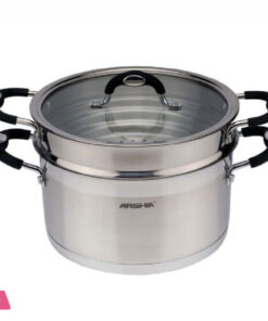Arshia Stainless Steel Pot With Steamer 24cm - 2719