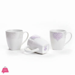 Bone Square Mug Pack Of 6