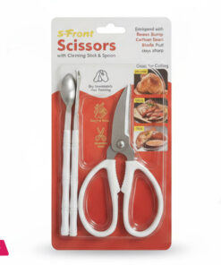 Crab Scissor with Cleaning Stick & Spoon