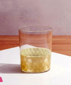 Crystal Glass Set Of 6 Golden Bottom – Round 7 Crystal Glass Set Of 6 Golden Bottom – Round - Image 3