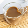 250ml Creative Heart Shape Design Double Layer Heart Cup with Handle Milk Cup Tea and Coffee Mugs for Lovers Coffee Afternoon Tea