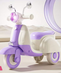 Motorcycle Model Kids Slide Car with Music and Light