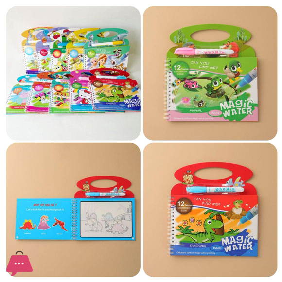 Reusable Water Magic Colouring Books