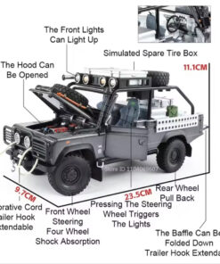 1:24 Defender 110 Range Rover Off-Road Vehicle Model Toys Alloy Diecas 15 1:24 Defender 110 Range Rover Off-Road Vehicle Model Toys Alloy Diecas