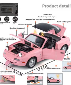 1:24 Mazda Mx5 Miniature Alloy Metal Diecast Mx-5 Toy Car Model Sound
