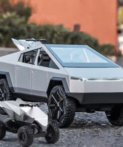 1:24 Tesla Cybertruck Pickup Alloy Car Model Diecasts Metal Toy Off-ro