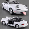 1:24 Mazda Mx5 Miniature Alloy Metal Diecast Mx-5 Toy Car Model Sound 1 1:24 Mazda Mx5 Miniature Alloy Metal Diecast Mx-5 Toy Car Model Sound