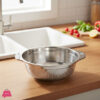 Stainless Steel Colander Set With Handle 2 Stainless Steel Colander Set With Handle