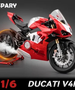 Simulation Alloy 1:6 Ducati Panigale V4S Racing Motorcycle Model Diecast Alloy Motorbike