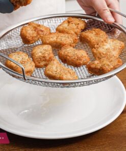Frying Tray, Crispy, Oil Draining Deep Frying Basket - 28cm