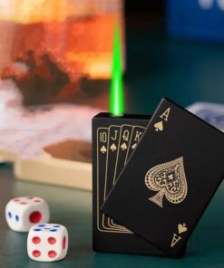 Creative Playing Card Lighter Jet Flame Lighter