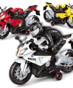 Sports Bike Remote Control Rechargeable R/C 1:20 Bike With Light And Music - 565-R4 30 Sports Bike Remote Control Rechargeable R/C 1:20 Bike With Light And Music - 565-R4 - Image 4