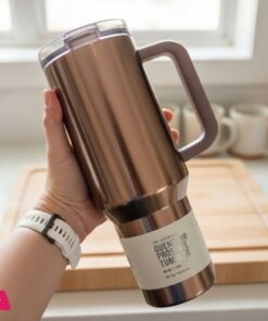 40Oz Protour Mesa Rose Polished Rose Gold H2.0 Tumbler Quencher Limited - Image 2