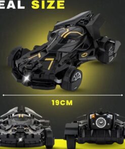 Batman Rc Car With Bat Man Toy High Speed Remote Control Black Batmobile Car Spray Smoke With Lights Realistic Sound 13 Batman Rc Car With Bat Man Toy High Speed Remote Control Black Batmobile Car Spray Smoke With Lights Realistic Sound - Image 5