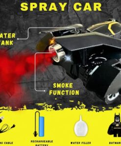 Batman Rc Car With Bat Man Toy High Speed Remote Control Black Batmobile Car Spray Smoke With Lights Realistic Sound 14 Batman Rc Car With Bat Man Toy High Speed Remote Control Black Batmobile Car Spray Smoke With Lights Realistic Sound - Image 6