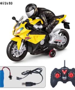Sports Bike Remote Control Rechargeable R/C 1:20 Bike With Light And Music - 565-R4 29 Sports Bike Remote Control Rechargeable R/C 1:20 Bike With Light And Music - 565-R4 - Image 3