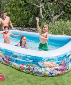 Intex Family Deluxe Mini Swimming Pool - 10 x 6 x 1.8 Feet - 58485