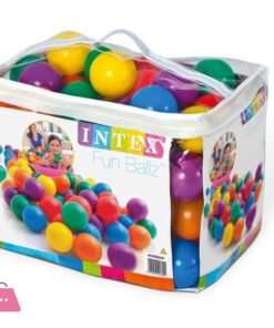 Intex Fun Balls 100 Multi Colored Plastic Balls 8CM - 49600