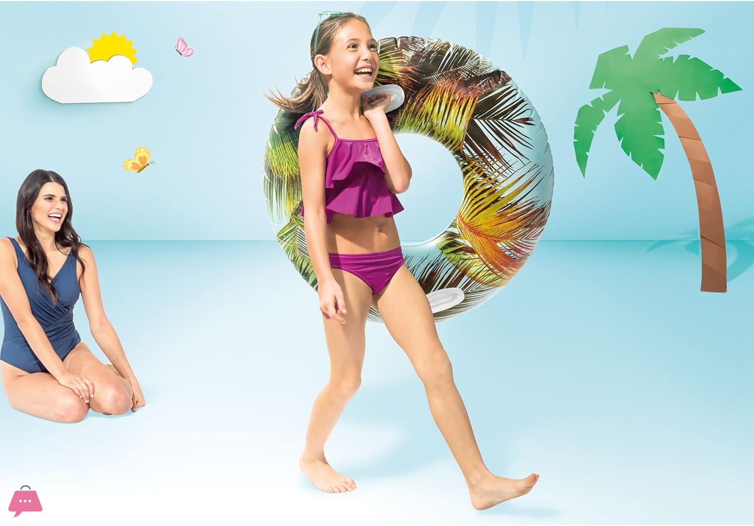 intex-groovy-color-inflatable-tropical-flower-transparent-38inch---58263-in-pakistan