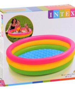 Intex Inflatable Baby Swimming Pool - 3.75 Feet x 10 Inch - Age 1+ - 57412