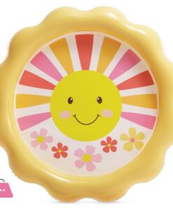 Intex Inflatable Children'S Circular Swimming Pool Flower Design 104X13 Cm - 56126 - Image 5