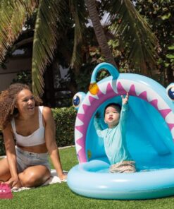 Intex inflatable children’s Fish Pool with Sun Canopy 127x102x86 cm - 58419