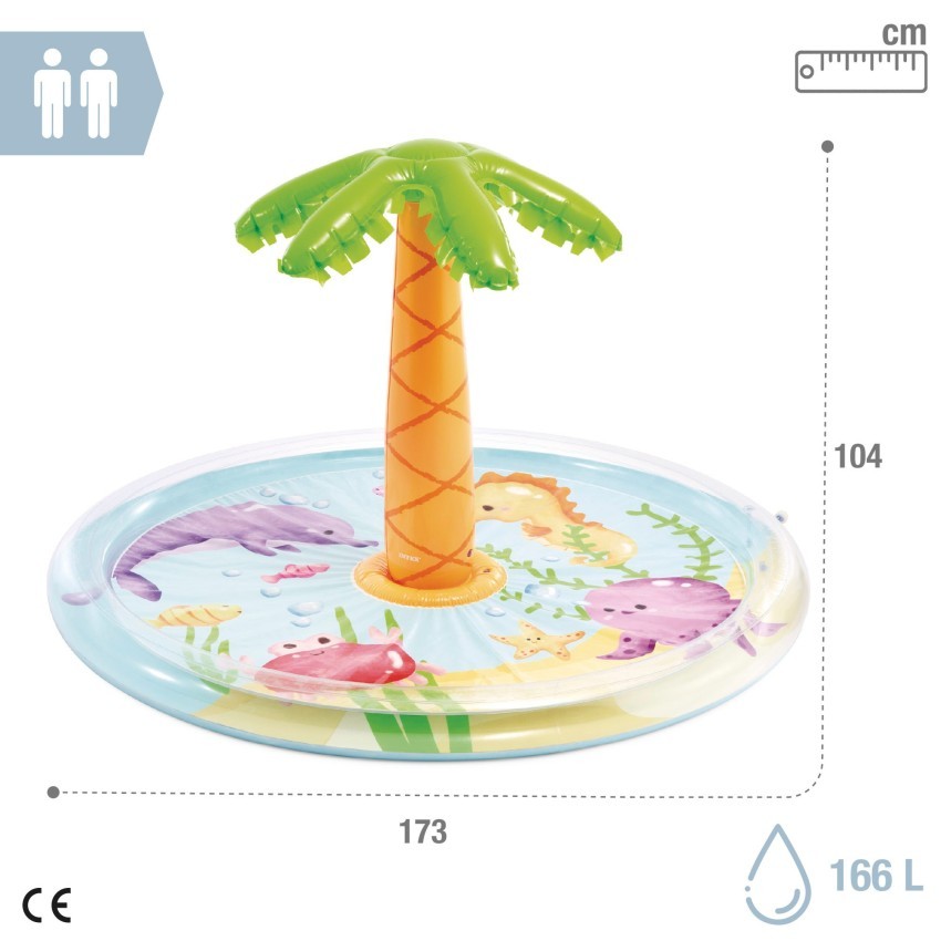 Intex Inflatable Palm Tree Water Sprayer Pool - 56433 18 Intex-Inflatable-Palm-Tree-Water-Sprayer-Pool---56433