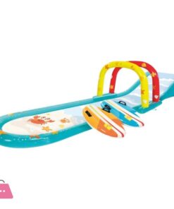 INTEX Inflatable Surfing Fun Slide with Two Inflatable Surf Riders 18.5 Feet - 56167