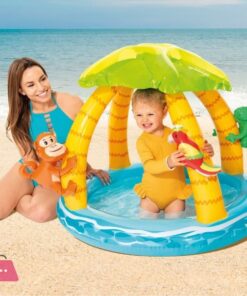Intex Inflatable Tropical Island Pool With Padded Floor And Parasol 102X86 Cm - 58417 11 Intex Inflatable Tropical Island Pool With Padded Floor And Parasol 102X86 Cm - 58417 - Image 2