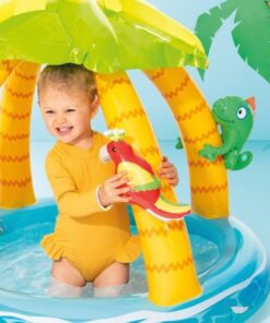 Intex Inflatable Tropical Island Pool With Padded Floor And Parasol 102X86 Cm - 58417 15 Intex Inflatable Tropical Island Pool With Padded Floor And Parasol 102X86 Cm - 58417 - Image 6