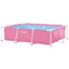 Intex Metal Frame Above Ground Rectangular Swimming Pool Pink 7Ft X 5Ft X 24Inch - 28266 1 Intex Metal Frame Above Ground Rectangular Swimming Pool Pink 7Ft X 5Ft X 24Inch - 28266