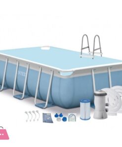 Intex Prima Frame Pool with Filter Ladder 10Feet x 6Feet x 31.5Inch - 28314