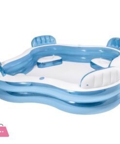 Intex Swim Center Family Lounge Inflatable Pool - 7.5 x 7.5 x 2.1 Feet - 56475