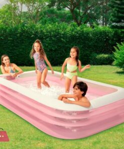 Intex Rectangular Swim Center Family Swimming Pool - 10 x 6 x 1.8 Feet - 58487