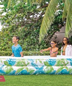 Intex Tropical Inflatable Pool With Leaf Print And Drain Plug - 57177 12 Intex Tropical Inflatable Pool With Leaf Print And Drain Plug - 57177 - Image 5