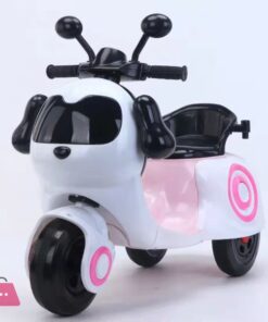 Mini Children's Electric Toy Car with Push Handle Remote Control Motorcycle