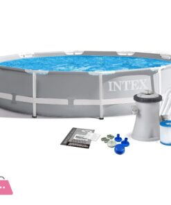 Prism Frame Above Ground Pool Round With Filter -10Feet x 30Inch - 26702