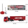 Radio Control Trailer Rc Four Way Remote Control Toy Container Truck With Battery - 569Y 4 Radio Control Trailer Rc Four Way Remote Control Toy Container Truck With Battery - 569Y