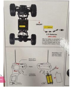 Remote Controlled Car With Rear-Wheel Drive Jeep Suv Buggy - 168H-31 - Image 3