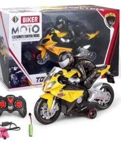 Sports Bike Remote Control Rechargeable R/C 1:20 Bike With Light And Music - 565-R4