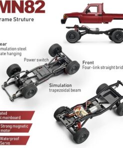 2.4Ghz Toyota Land Cruiser Licensed Rc Truck: 1:12 Scale 4X4 16 2.4Ghz Toyota Land Cruiser Licensed Rc Truck: 1:12 Scale 4X4 - Image 6