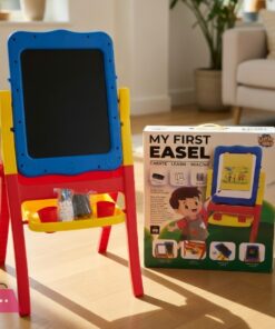 2-in-1 Easel Art Drawing Board with Accessories